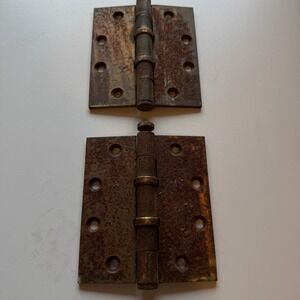 Vintage Antique Door Hinges Solid‎ Heavy Duty Interior Old Architectural Salvage